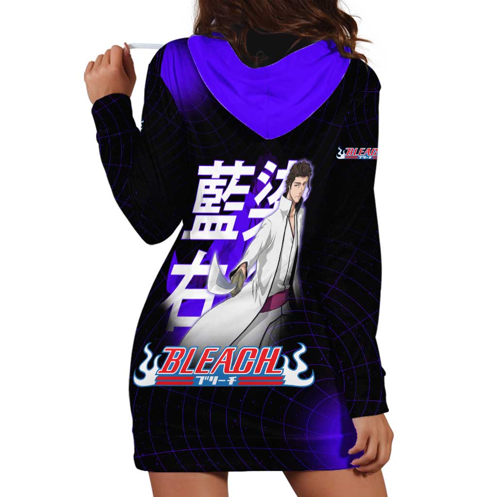 Aizen Sousuke Bleach Hoodie Dress Cosmic Anime Energy Grid Style