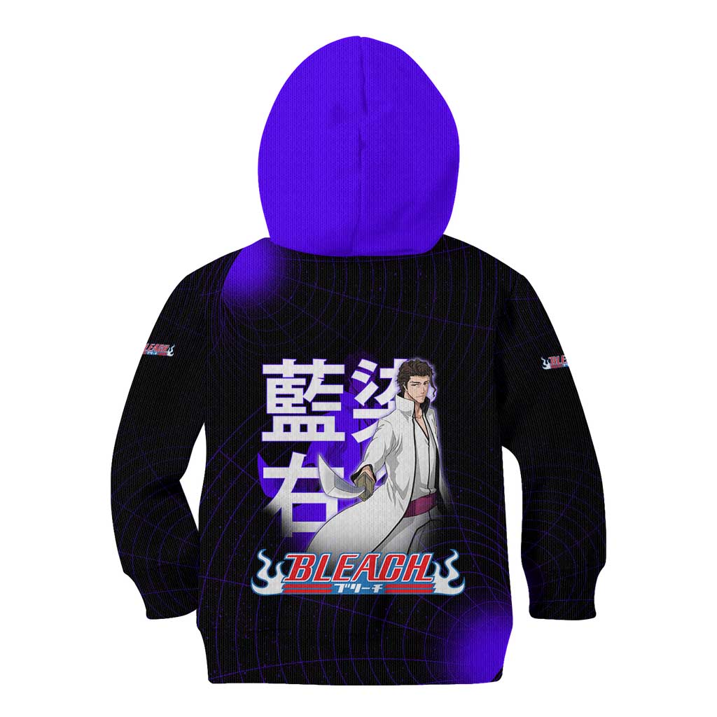 Aizen Sousuke Bleach Kid Hoodie Cosmic Anime Energy Grid Style