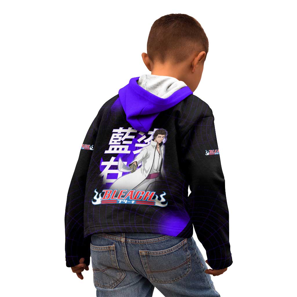 Aizen Sousuke Bleach Kid Hoodie Cosmic Anime Energy Grid Style