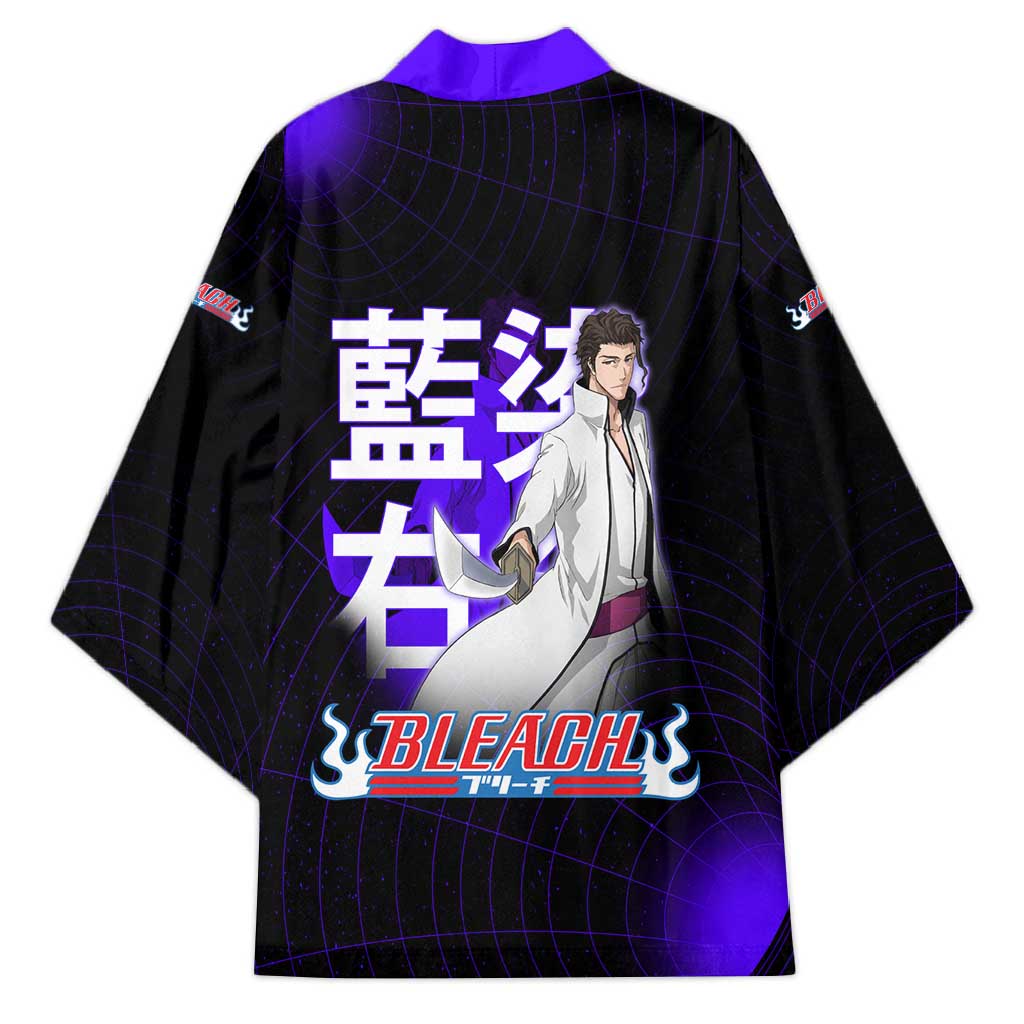 Aizen Sousuke Bleach Kimono Cosmic Anime Energy Grid Style