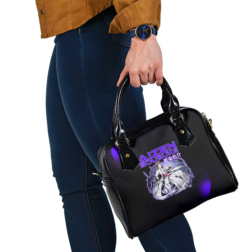 Aizen Sousuke Bleach Shoulder Handbag Cosmic Anime Energy Grid Style