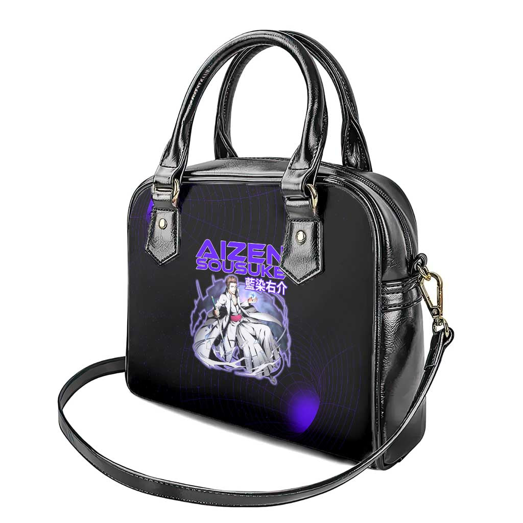 Aizen Sousuke Bleach Shoulder Handbag Cosmic Anime Energy Grid Style