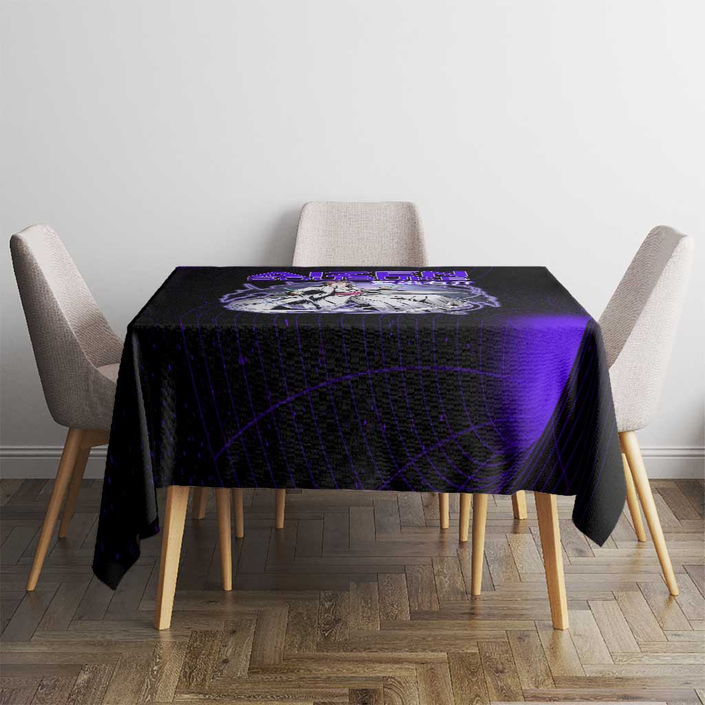 Aizen Sousuke Bleach Tablecloth Cosmic Anime Energy Grid Style