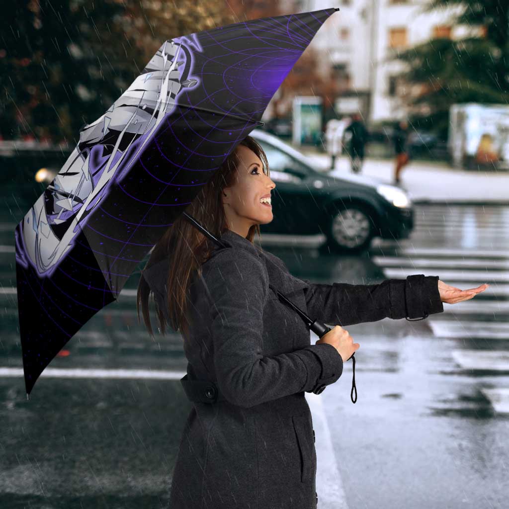 Aizen Sousuke Bleach Umbrella Cosmic Anime Energy Grid Style