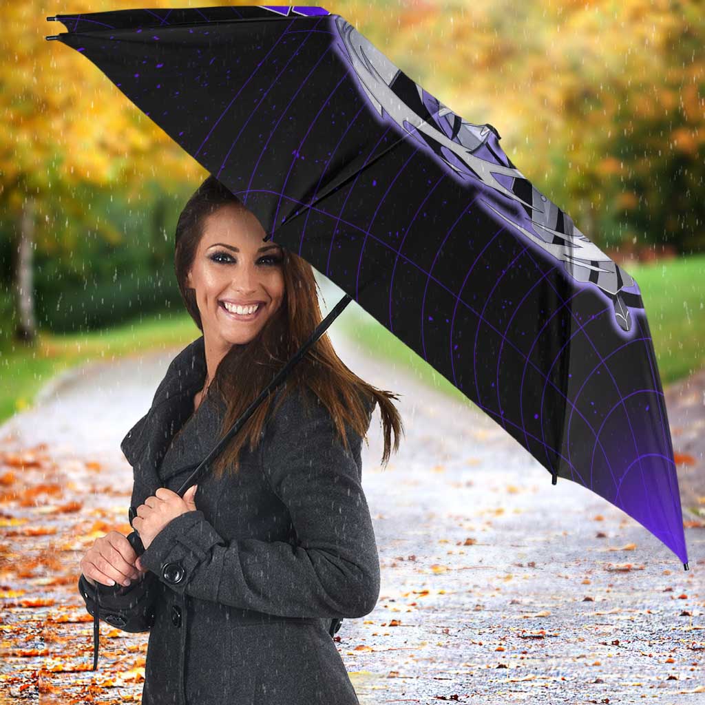 Aizen Sousuke Bleach Umbrella Cosmic Anime Energy Grid Style