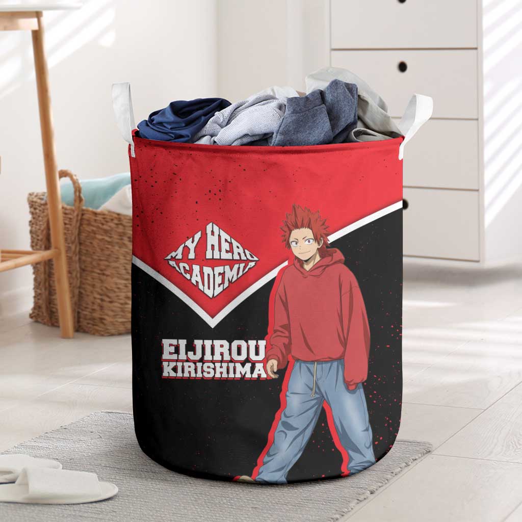Eijirou Kirishima My Hero Academia Laundry Basket Bold Comic-Inspired Anime Style