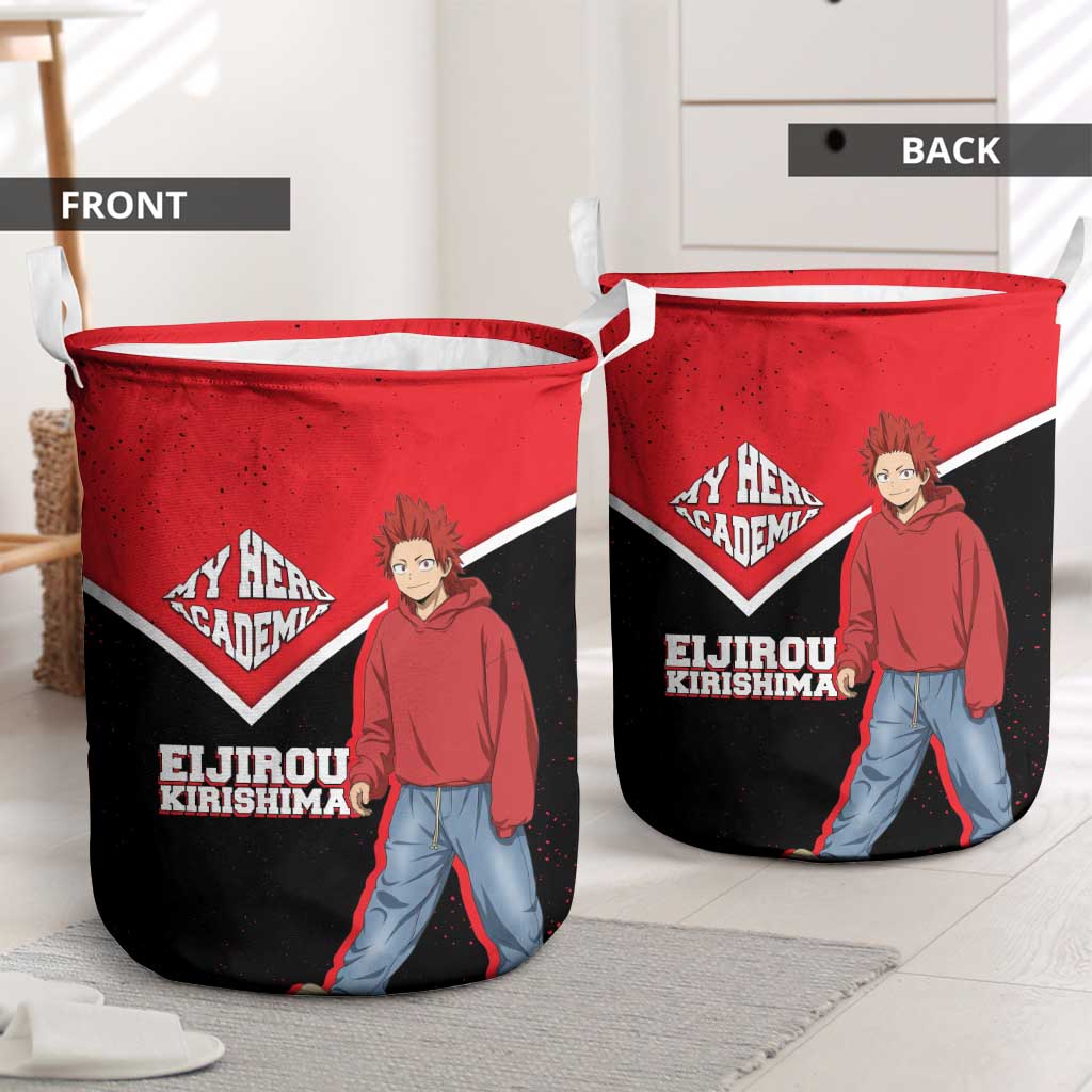 Eijirou Kirishima My Hero Academia Laundry Basket Bold Comic-Inspired Anime Style