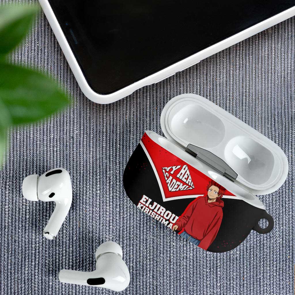 Eijirou Kirishima My Hero Academia AirPods Case Bold Comic-Inspired Anime Style