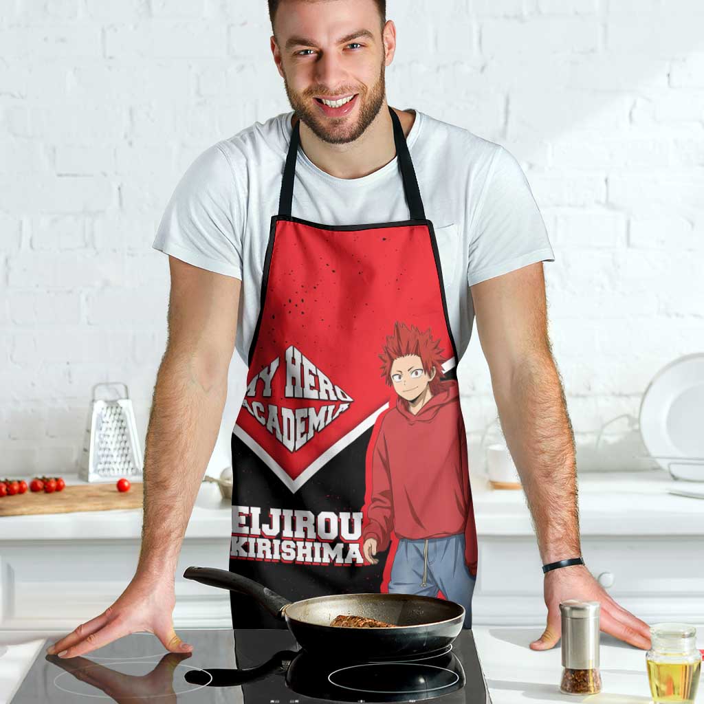 Eijirou Kirishima My Hero Academia Apron Bold Comic-Inspired Anime Style