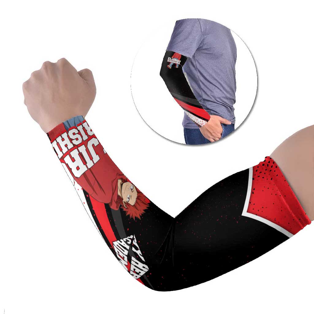 Eijirou Kirishima My Hero Academia Arm Sleeves Bold Comic-Inspired Anime Style