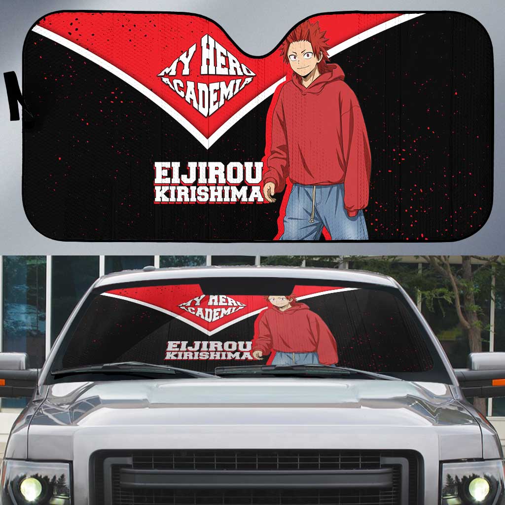 Eijirou Kirishima My Hero Academia Auto Sun Shade Bold Comic-Inspired Anime Style