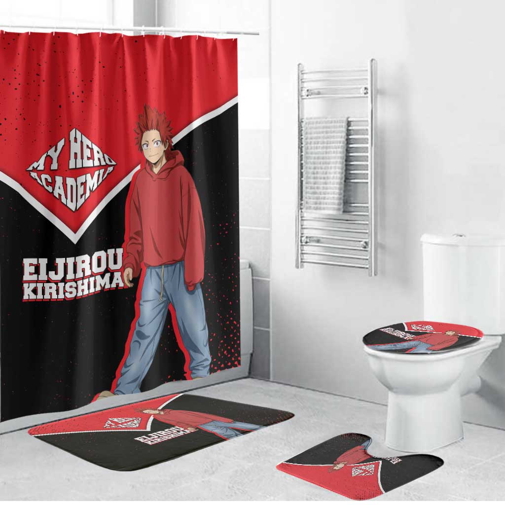 Eijirou Kirishima My Hero Academia Bathroom Set Bold Comic-Inspired Anime Style
