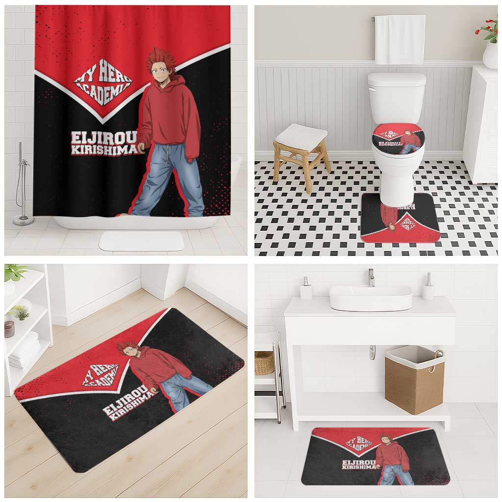 Eijirou Kirishima My Hero Academia Bathroom Set Bold Comic-Inspired Anime Style