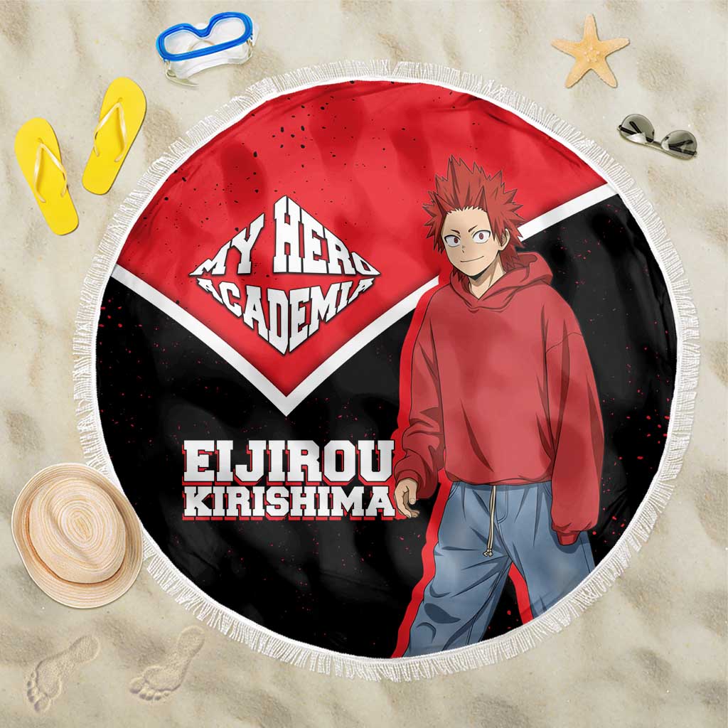 Eijirou Kirishima My Hero Academia Beach Blanket Bold Comic-Inspired Anime Style