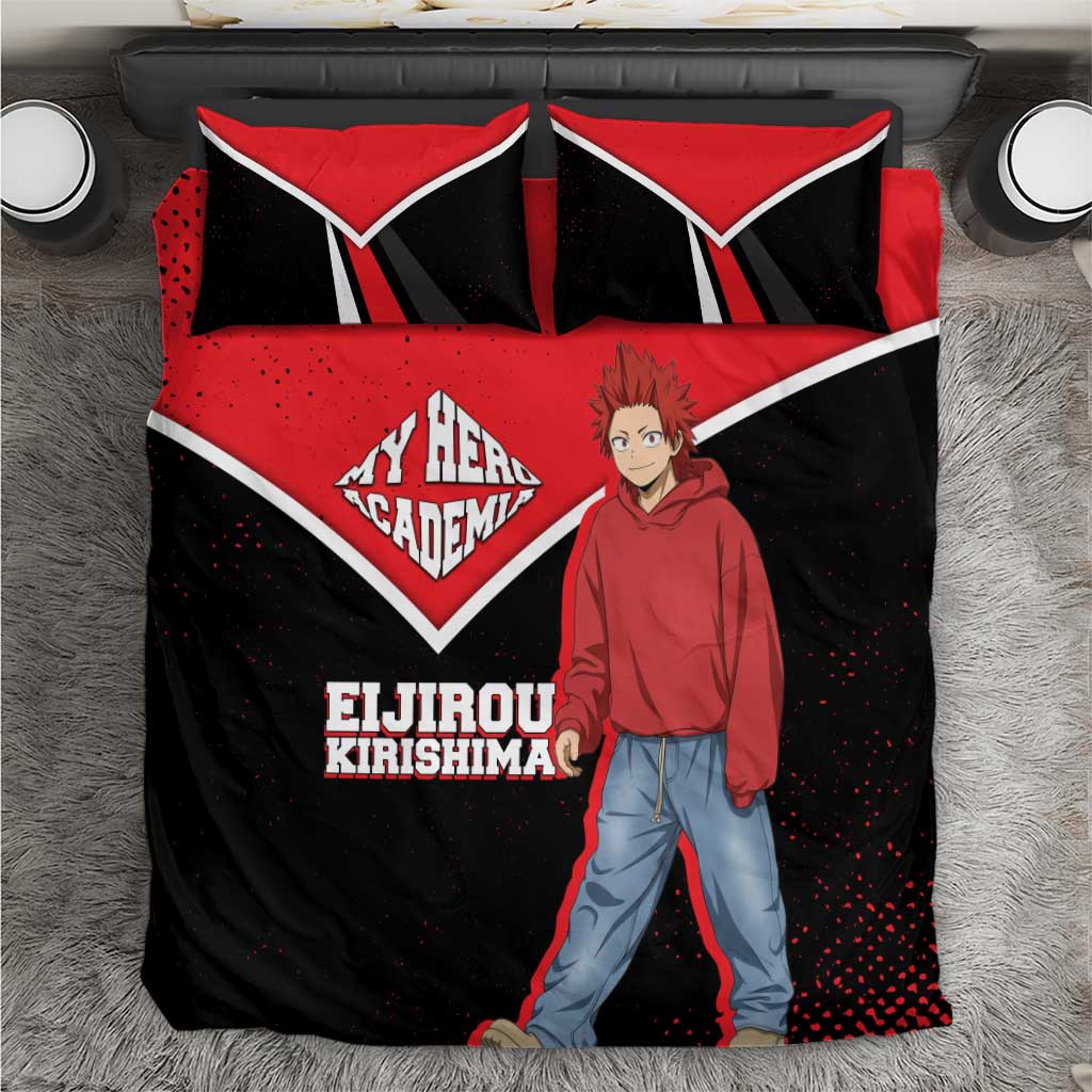 Eijirou Kirishima My Hero Academia Bedding Set Bold Comic-Inspired Anime Style