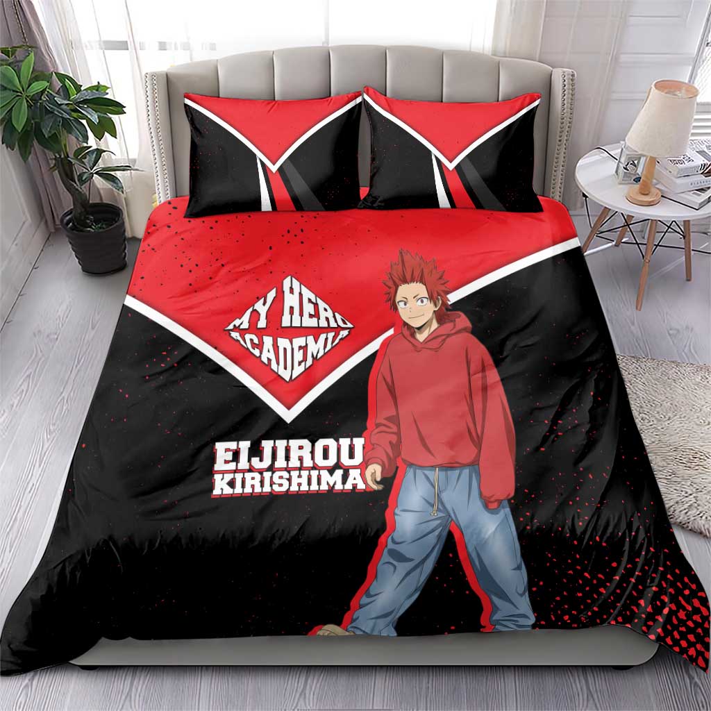 Eijirou Kirishima My Hero Academia Bedding Set Bold Comic-Inspired Anime Style