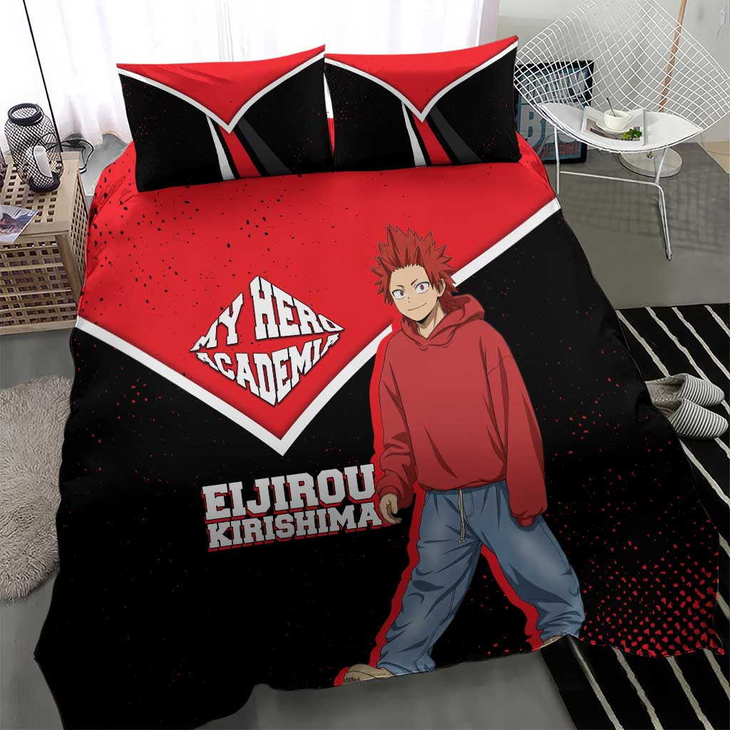 Eijirou Kirishima My Hero Academia Bedding Set Bold Comic-Inspired Anime Style