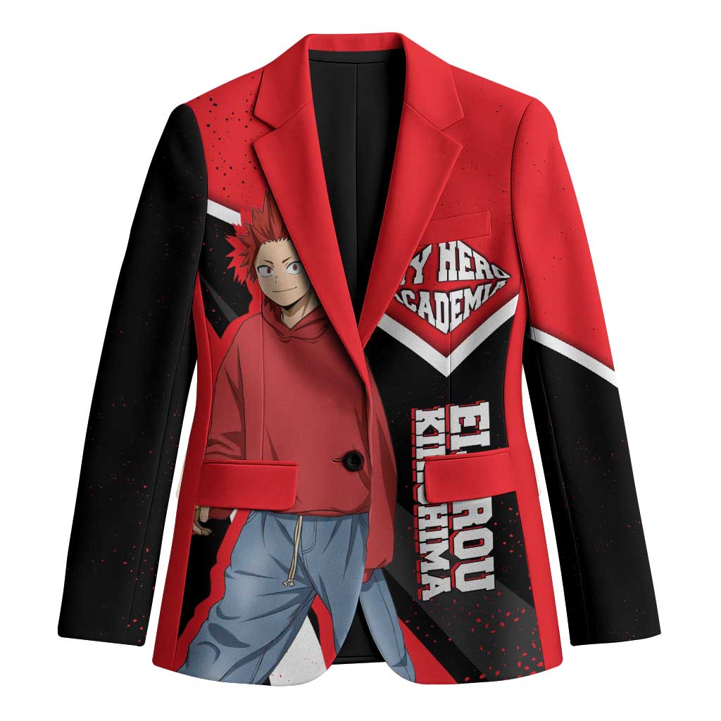 Eijirou Kirishima My Hero Academia Blazer Bold Comic-Inspired Anime Style