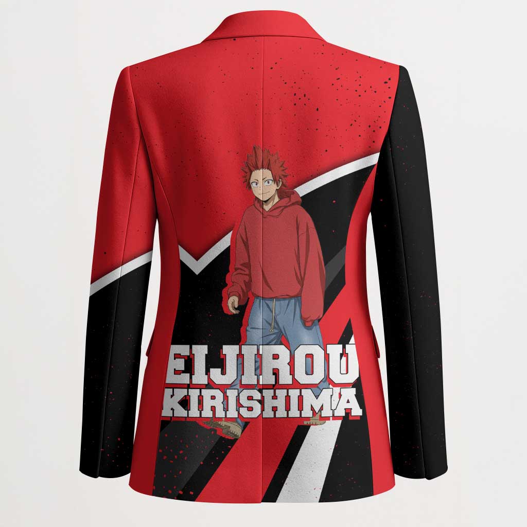 Eijirou Kirishima My Hero Academia Blazer Bold Comic-Inspired Anime Style