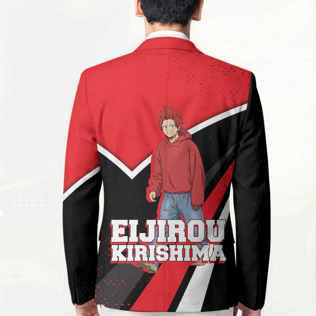 Eijirou Kirishima My Hero Academia Blazer Bold Comic-Inspired Anime Style