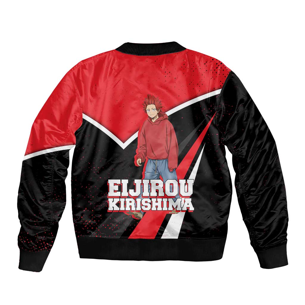 Eijirou Kirishima My Hero Academia Bomber Jacket Bold Comic-Inspired Anime Style