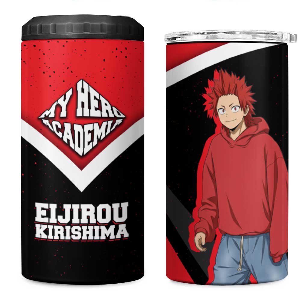 Eijirou Kirishima My Hero Academia 4 in 1 Can Cooler Tumbler Bold Comic-Inspired Anime Style