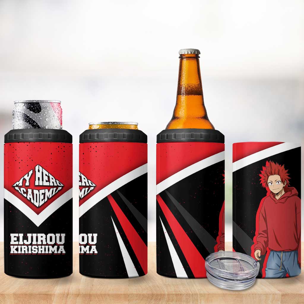 Eijirou Kirishima My Hero Academia 4 in 1 Can Cooler Tumbler Bold Comic-Inspired Anime Style