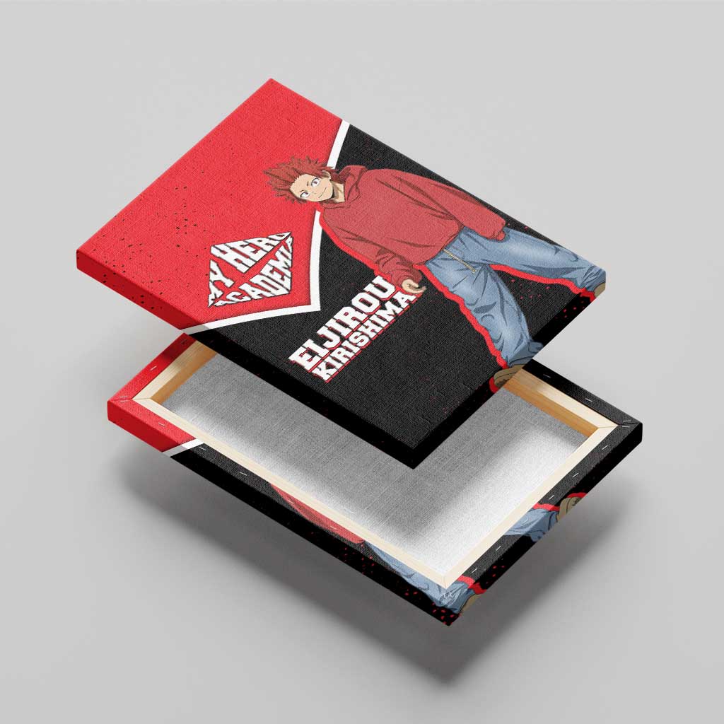 Eijirou Kirishima My Hero Academia Canvas Wall Art Bold Comic-Inspired Anime Style