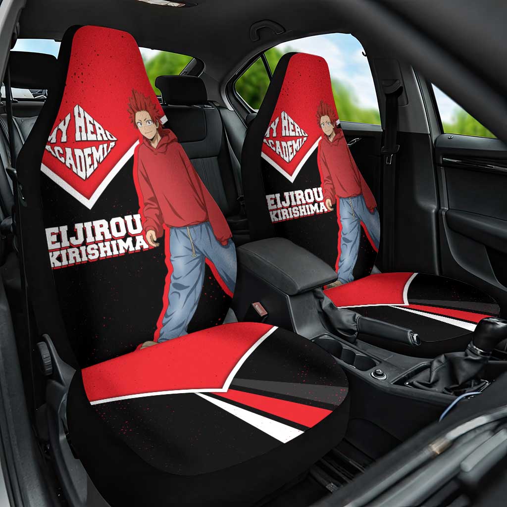 Eijirou Kirishima My Hero Academia Car Seat Cover Bold Comic-Inspired Anime Style