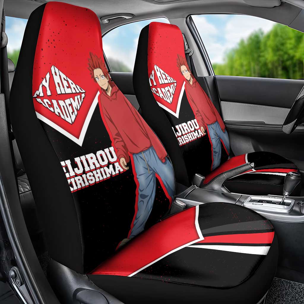 Eijirou Kirishima My Hero Academia Car Seat Cover Bold Comic-Inspired Anime Style