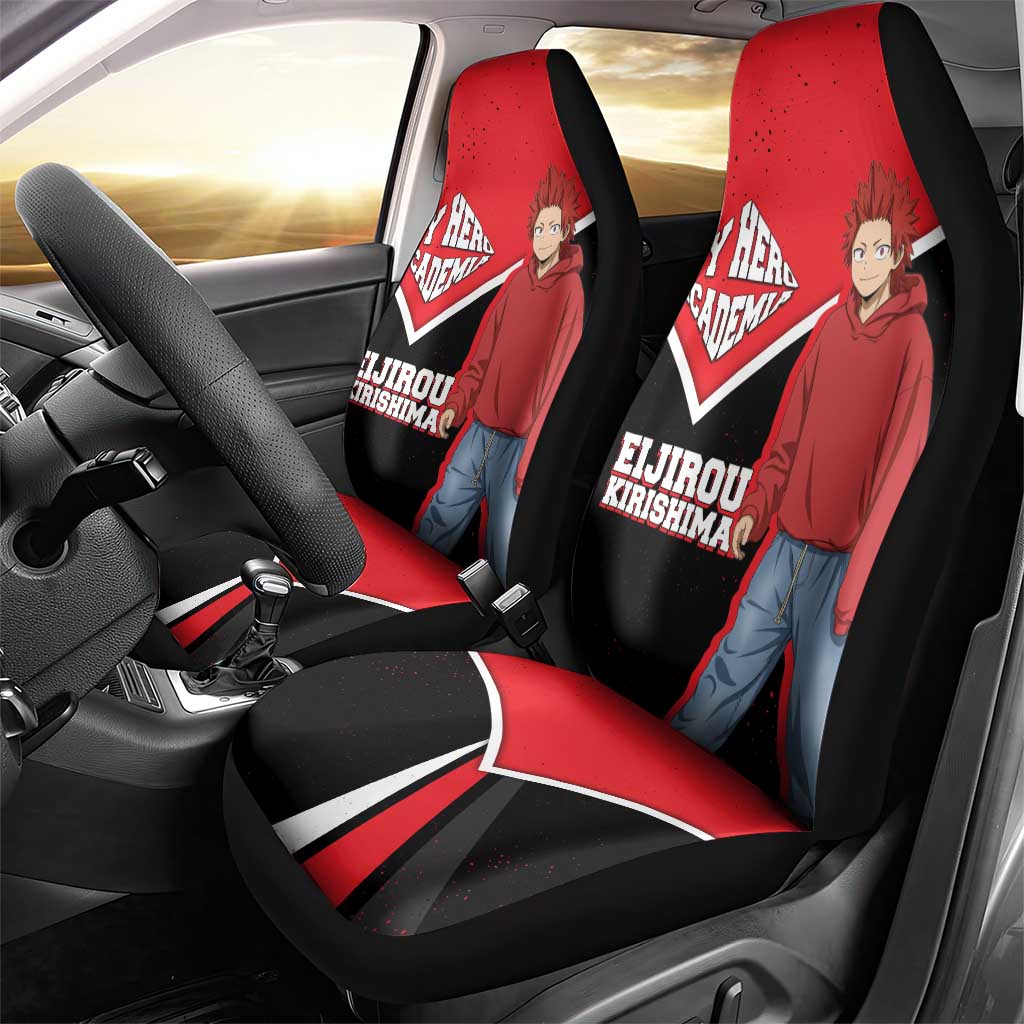 Eijirou Kirishima My Hero Academia Car Seat Cover Bold Comic-Inspired Anime Style