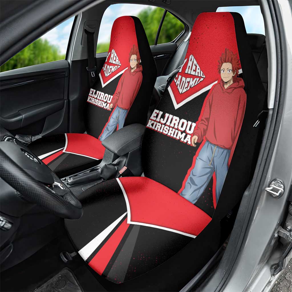 Eijirou Kirishima My Hero Academia Car Seat Cover Bold Comic-Inspired Anime Style