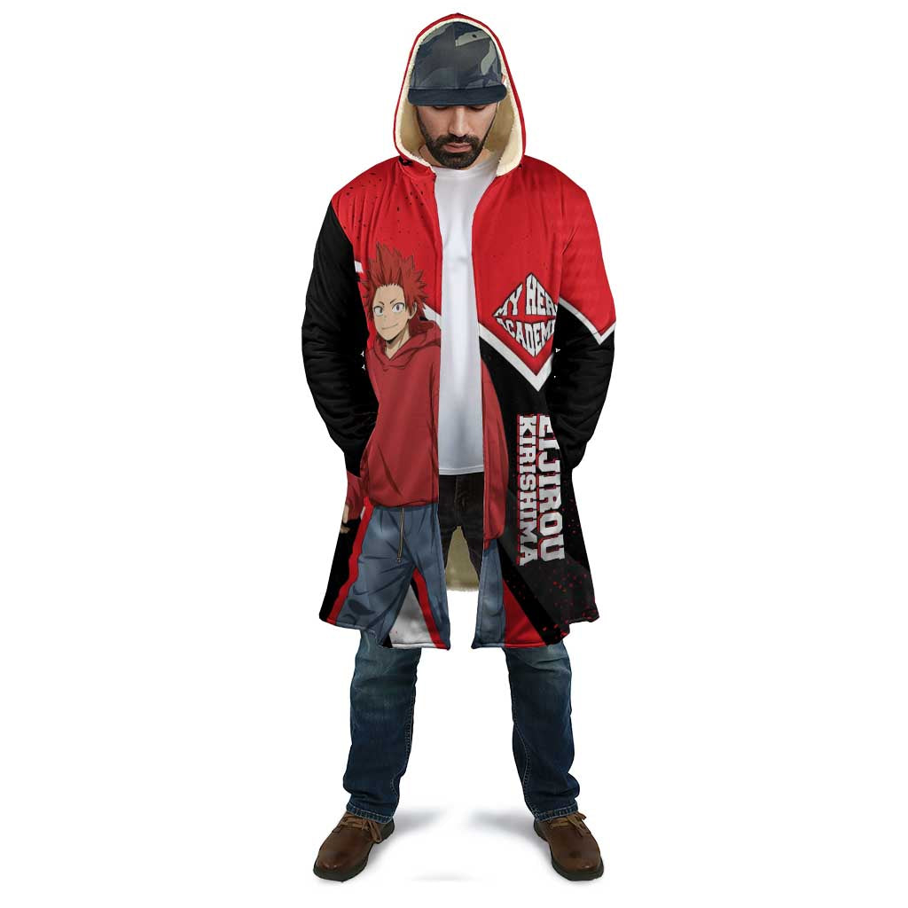 Eijirou Kirishima My Hero Academia Cloak Bold Comic-Inspired Anime Style