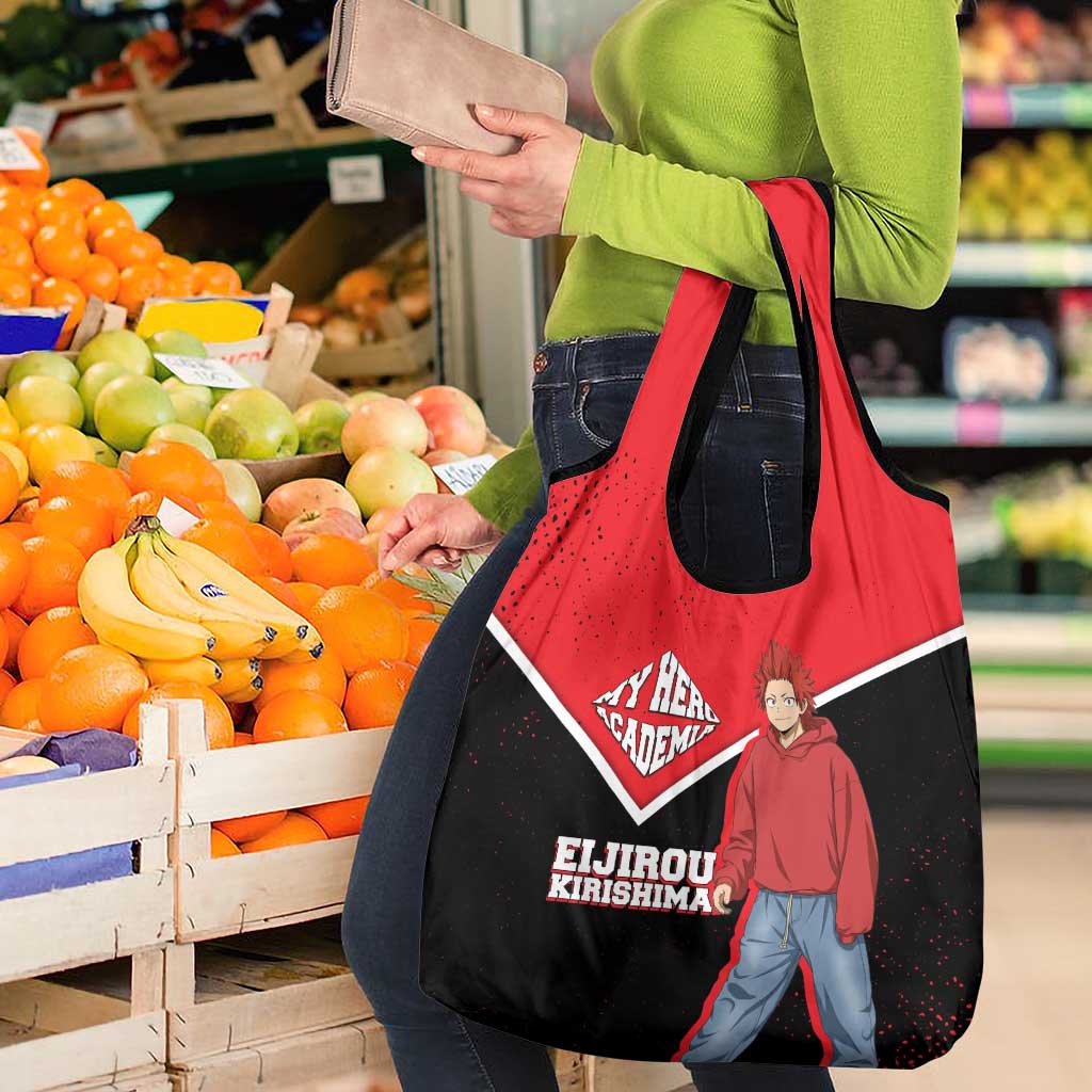 Eijirou Kirishima My Hero Academia Grocery Bag Bold Comic-Inspired Anime Style