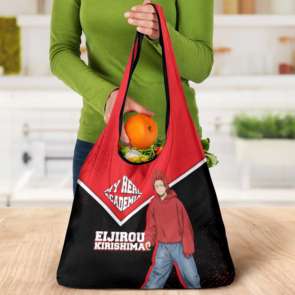 Eijirou Kirishima My Hero Academia Grocery Bag Bold Comic-Inspired Anime Style