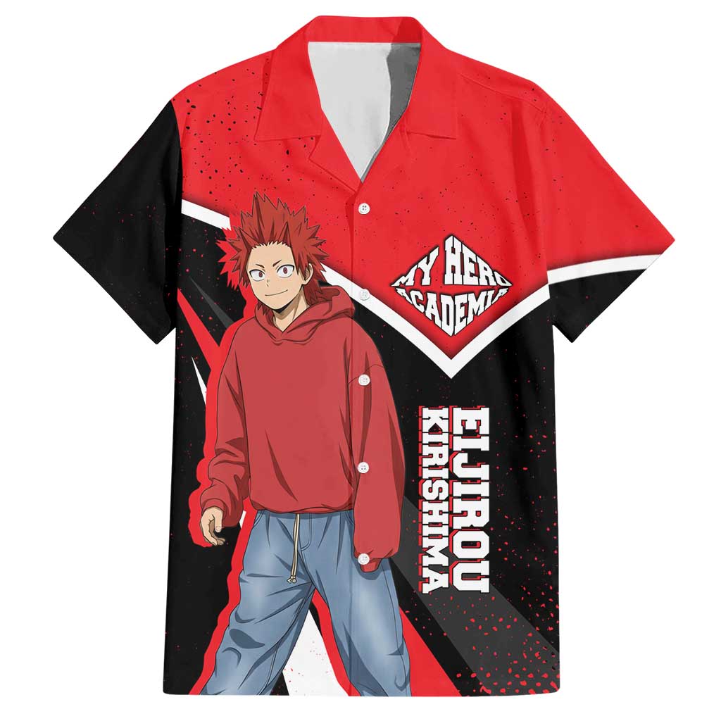 Eijirou Kirishima My Hero Academia Hawaiian Shirt Bold Comic-Inspired Anime Style