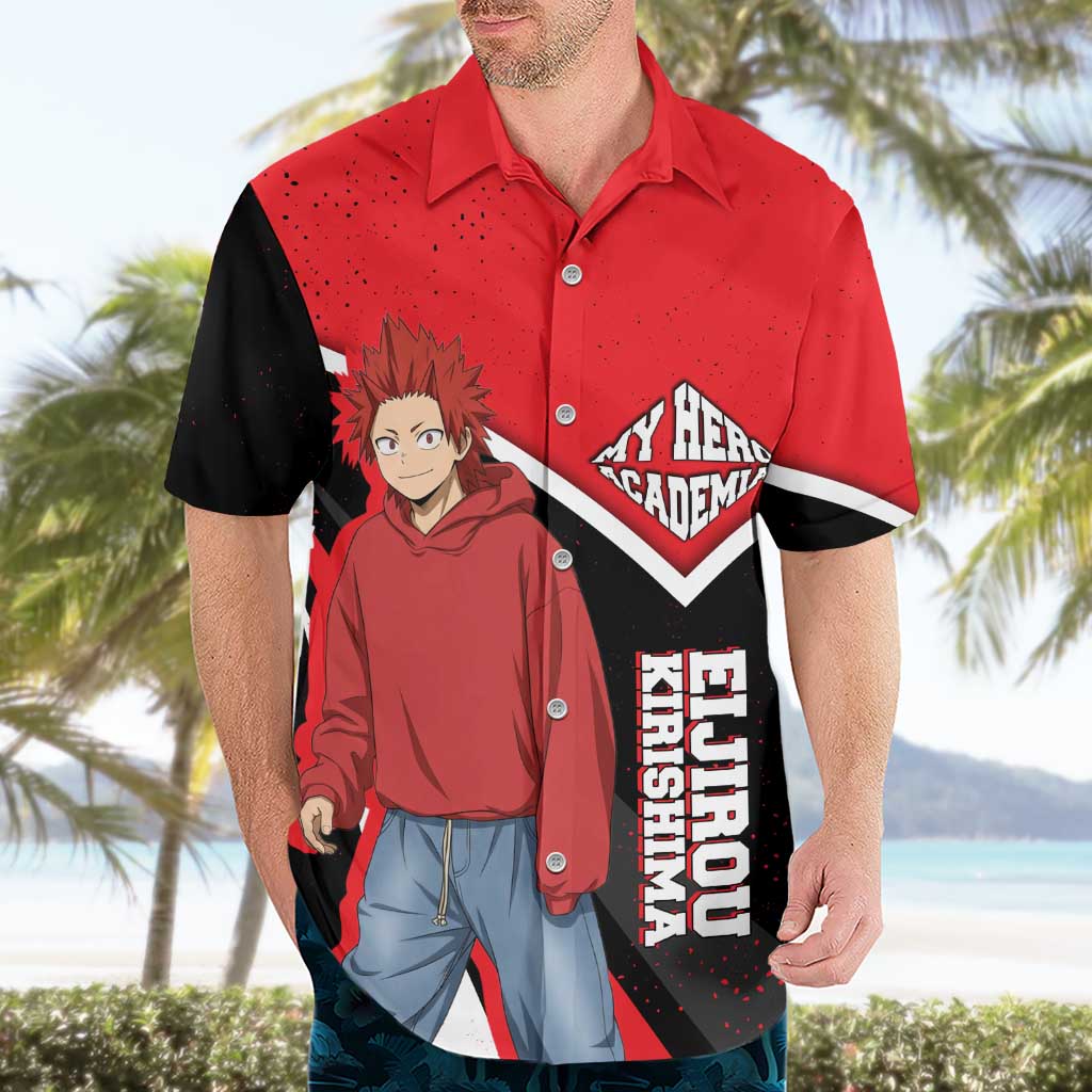 Eijirou Kirishima My Hero Academia Hawaiian Shirt Bold Comic-Inspired Anime Style
