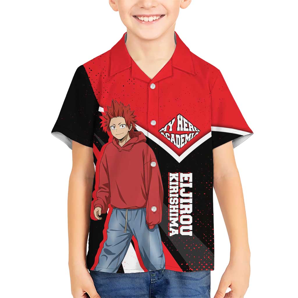 Eijirou Kirishima My Hero Academia Hawaiian Shirt Bold Comic-Inspired Anime Style