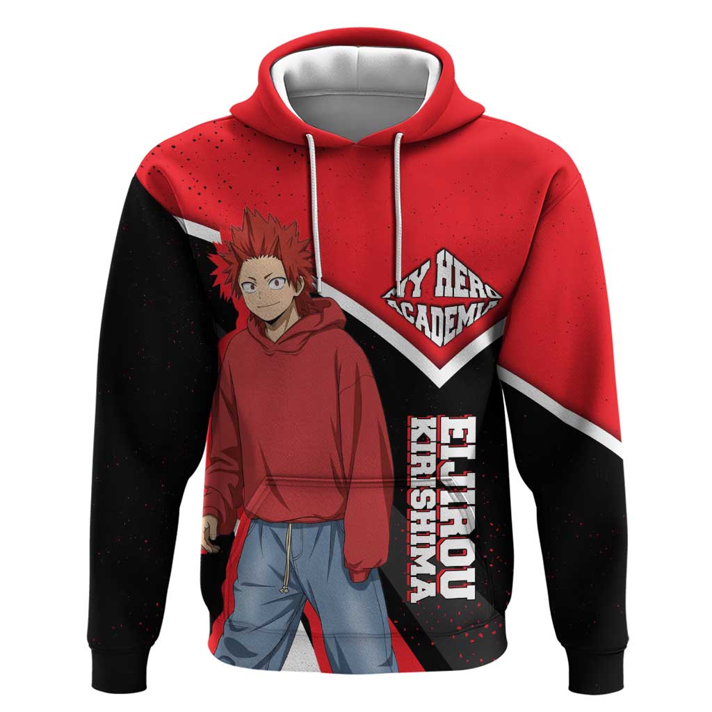Eijirou Kirishima My Hero Academia Hoodie Bold Comic-Inspired Anime Style