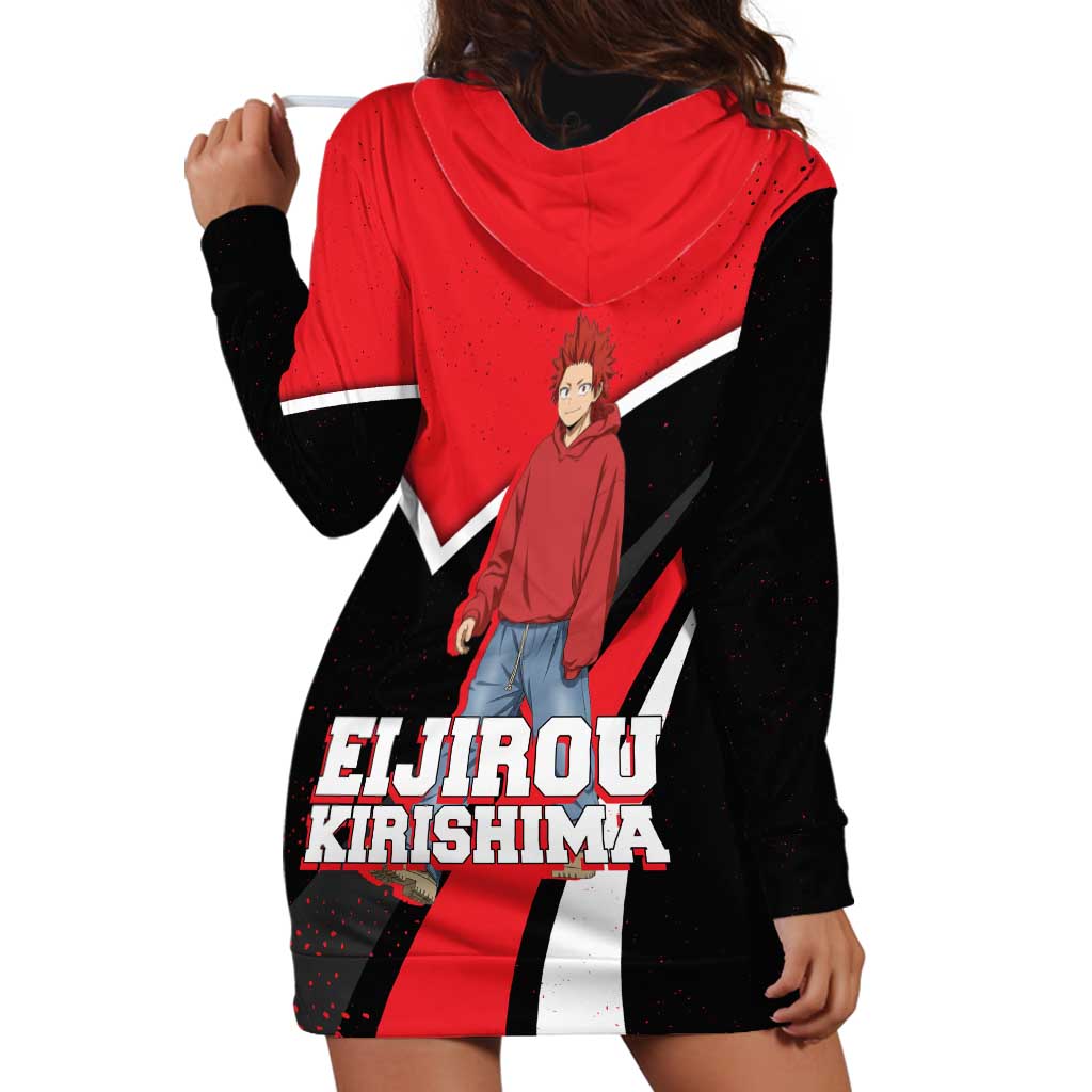 Eijirou Kirishima My Hero Academia Hoodie Dress Bold Comic-Inspired Anime Style