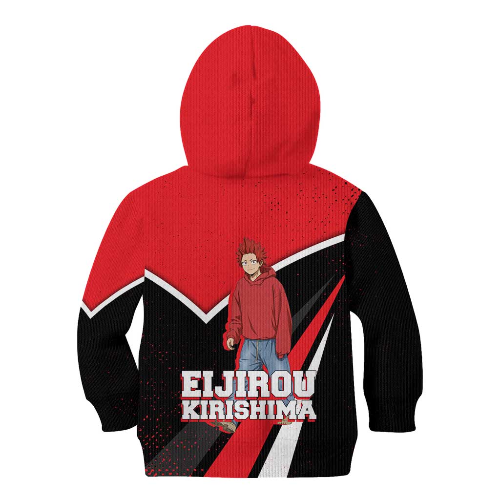 Eijirou Kirishima My Hero Academia Kid Hoodie Bold Comic-Inspired Anime Style