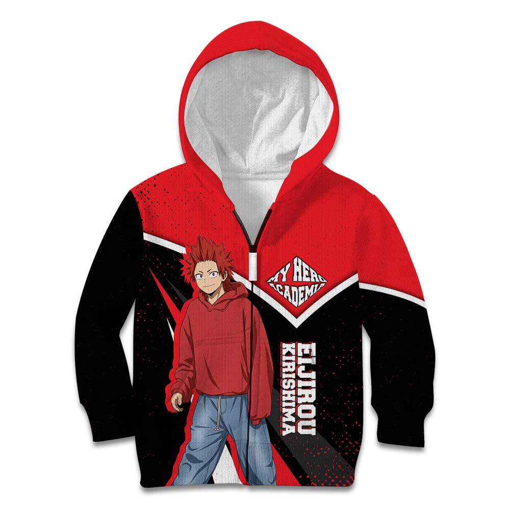 Eijirou Kirishima My Hero Academia Kid Hoodie Bold Comic-Inspired Anime Style