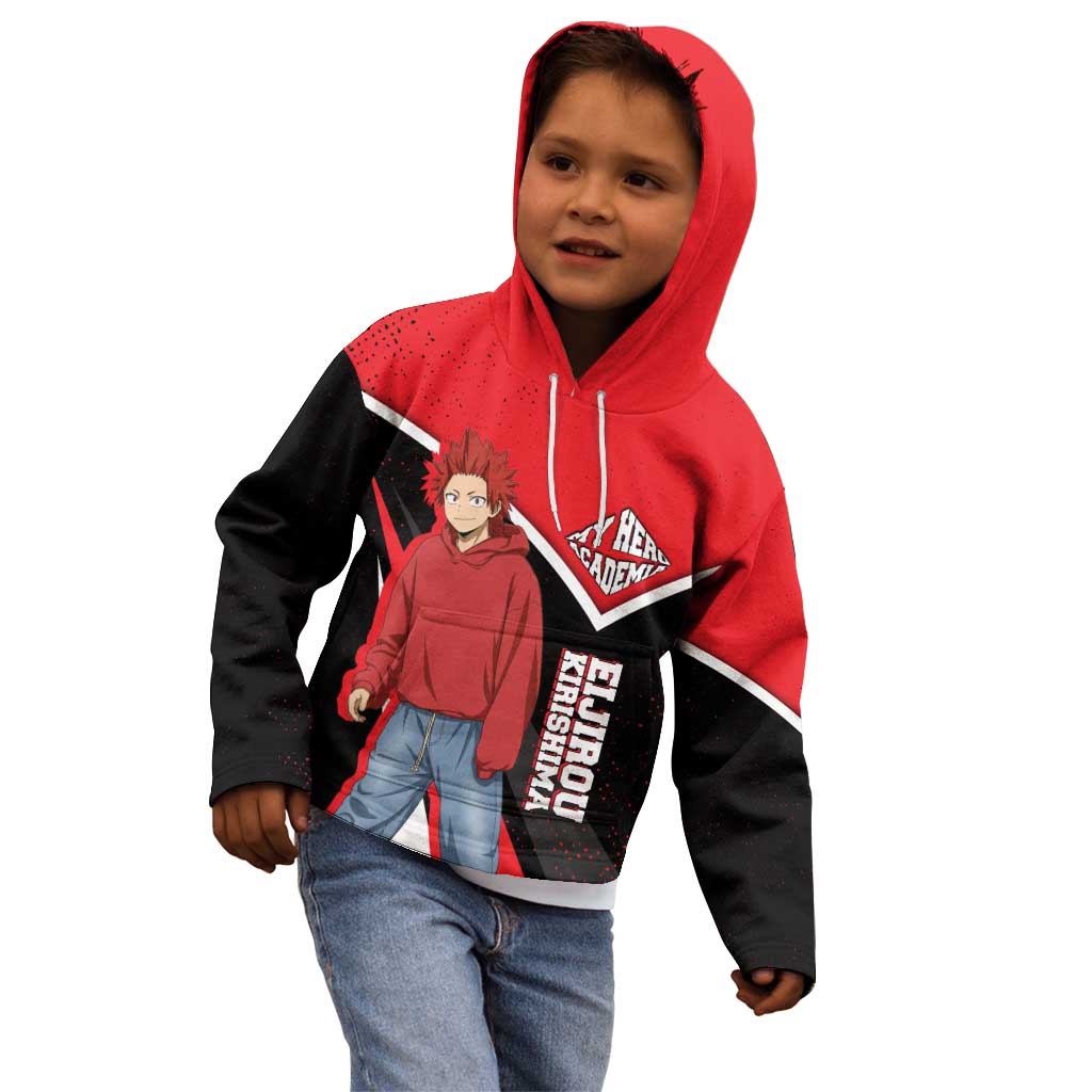 Eijirou Kirishima My Hero Academia Kid Hoodie Bold Comic-Inspired Anime Style