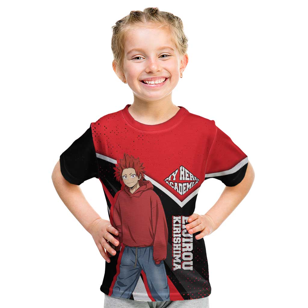 Eijirou Kirishima My Hero Academia Kid T Shirt Bold Comic-Inspired Anime Style