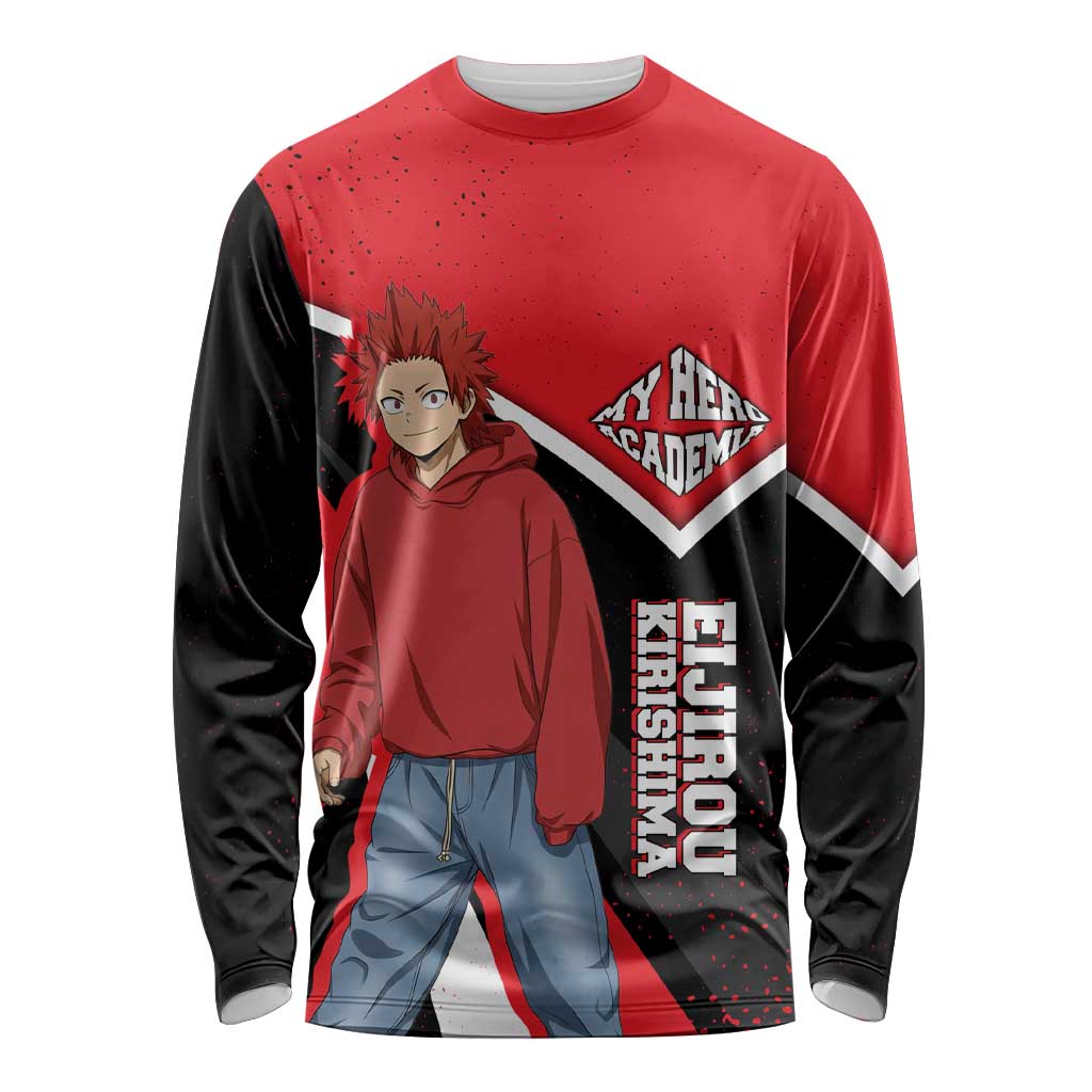 Eijirou Kirishima My Hero Academia Long Sleeve Shirt Bold Comic-Inspired Anime Style