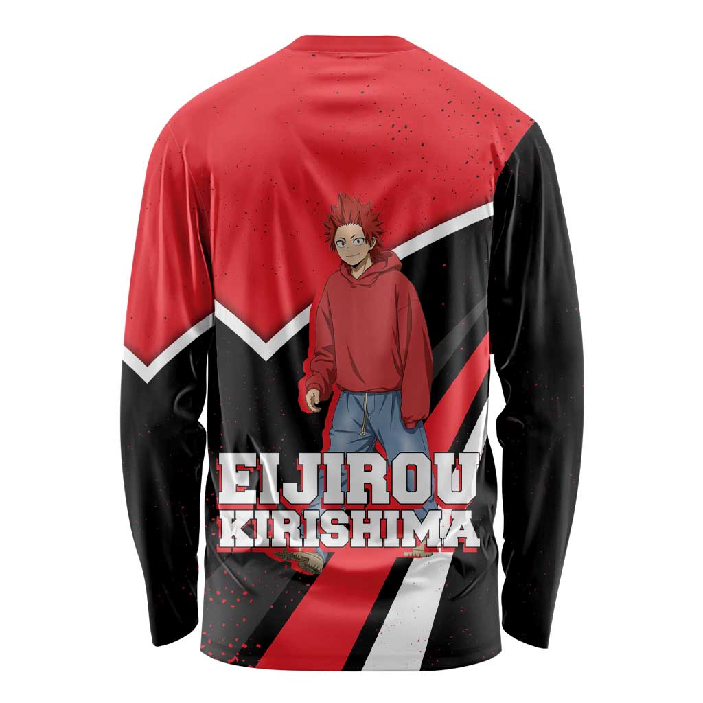 Eijirou Kirishima My Hero Academia Long Sleeve Shirt Bold Comic-Inspired Anime Style