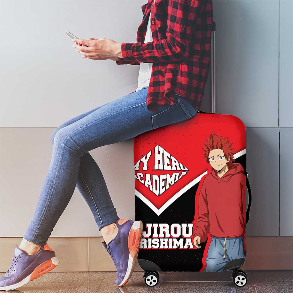 Eijirou Kirishima My Hero Academia Luggage Cover Bold Comic-Inspired Anime Style