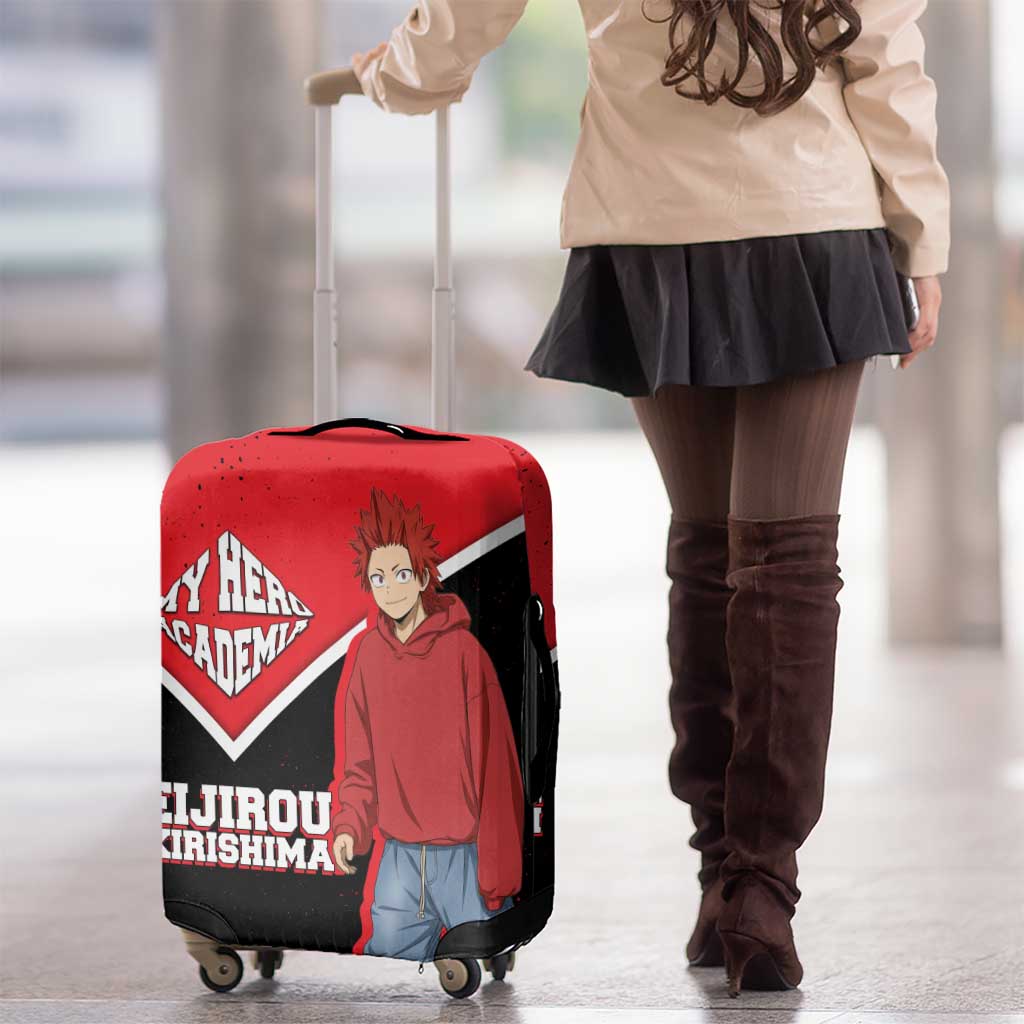 Eijirou Kirishima My Hero Academia Luggage Cover Bold Comic-Inspired Anime Style