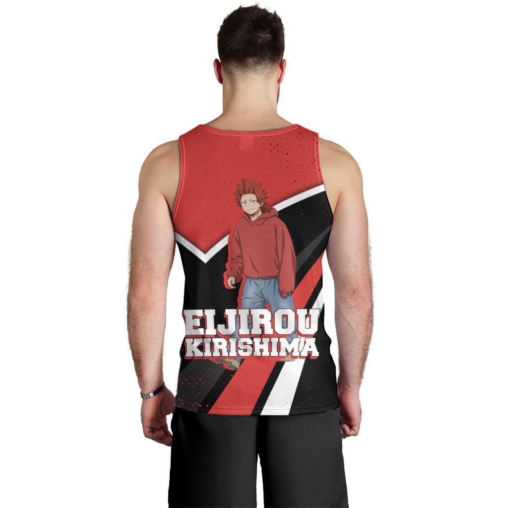 Eijirou Kirishima My Hero Academia Men Tank Top Bold Comic-Inspired Anime Style