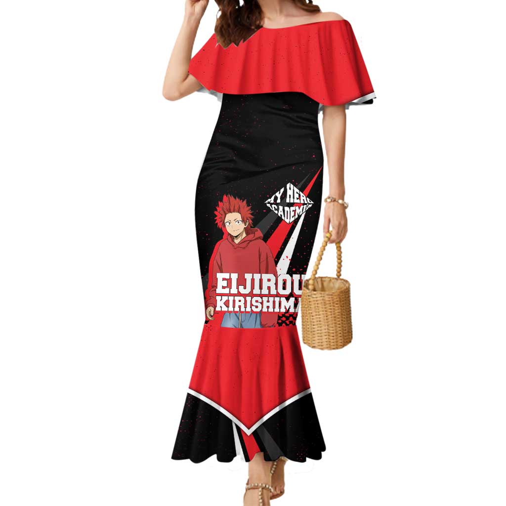 Eijirou Kirishima My Hero Academia Mermaid Dress Bold Comic-Inspired Anime Style